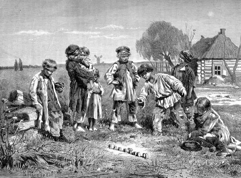 Игры крестьянских детей