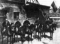 Конные жандармы 1900-е г.