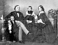 Михалков В.С. с семьей