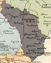 Карта Даниловского уезда