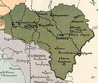 Карта Любимского уезда