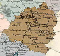 Карта Ярославского уезда